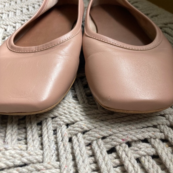 Anthropologie Leather Pilcro Pink Ballet Flats - Picture 2 of 4